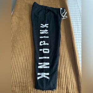 Pink sweatpants size S like  new